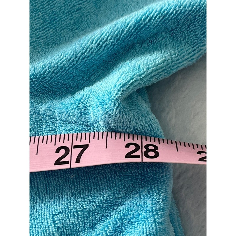 Quacker Factory 3X Terry Cloth Lounge Set Blue Daisy American Flag 4th of July - Picture 4 of 13